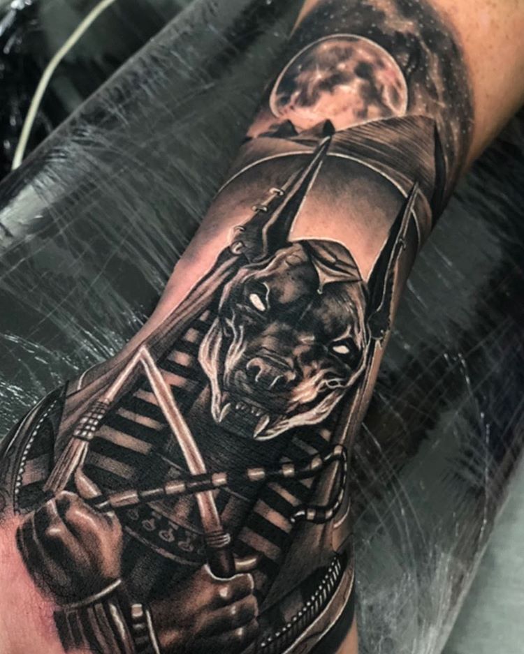 Tatuajes de anubis