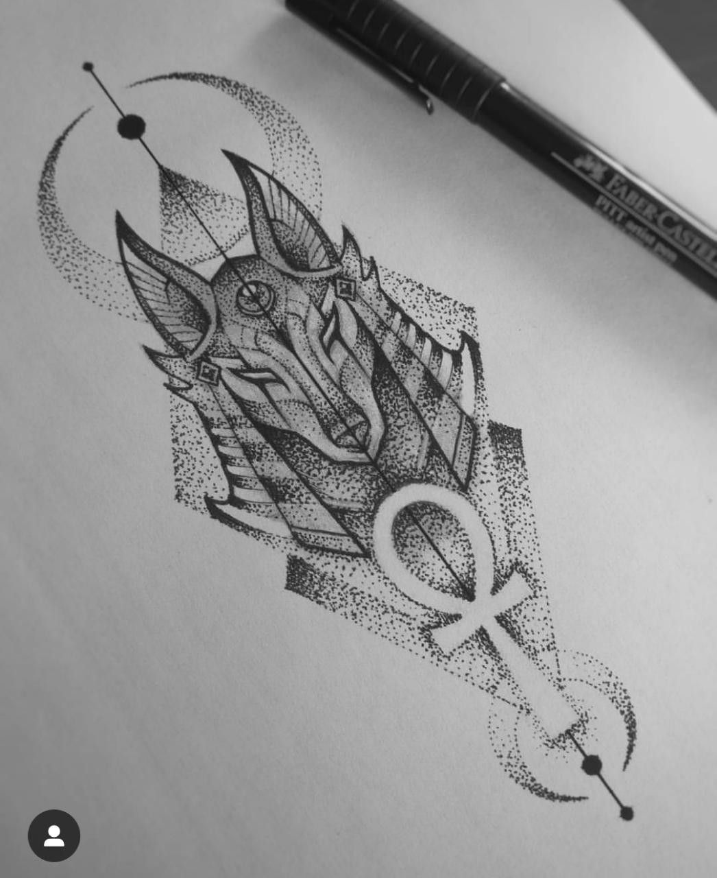 Tatuajes de anubis 14