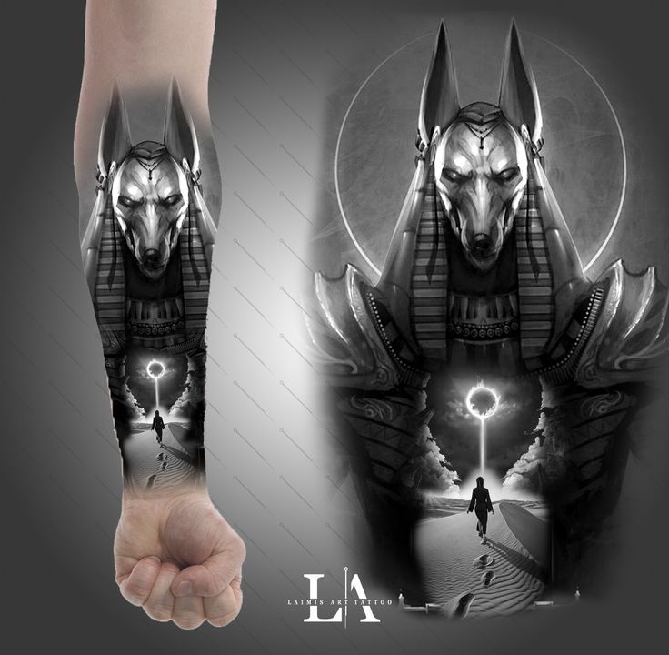 Tatuajes de anubis 10