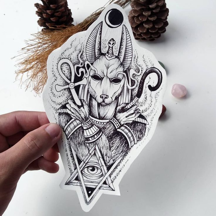 Tatuajes de anubis 9