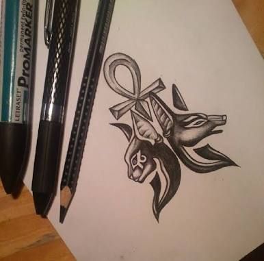 Tatuajes de anubis 7