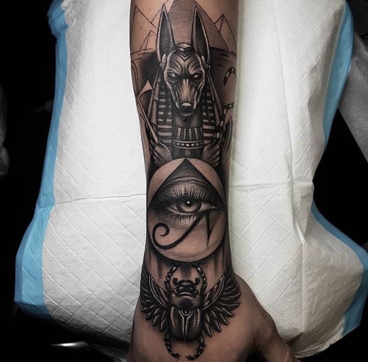 Tatuajes de anubis 5