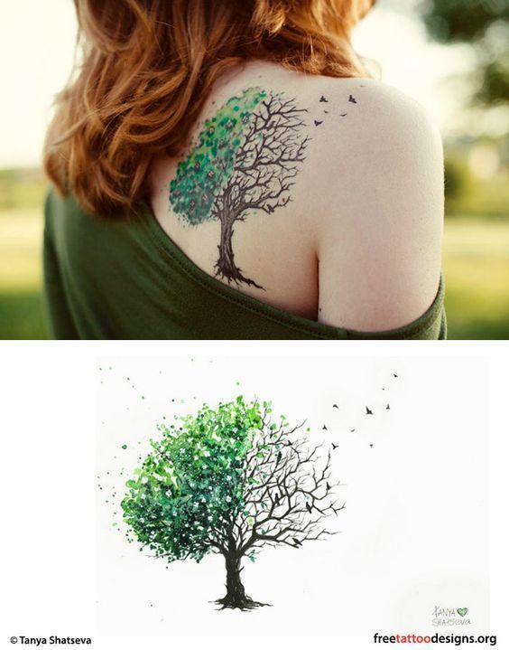 Tatuajes de arboles