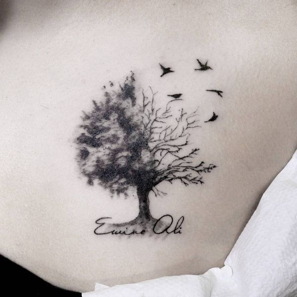 Tatuajes de arboles 14