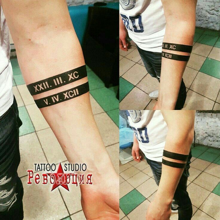Tatuajes de brazaletes hombre