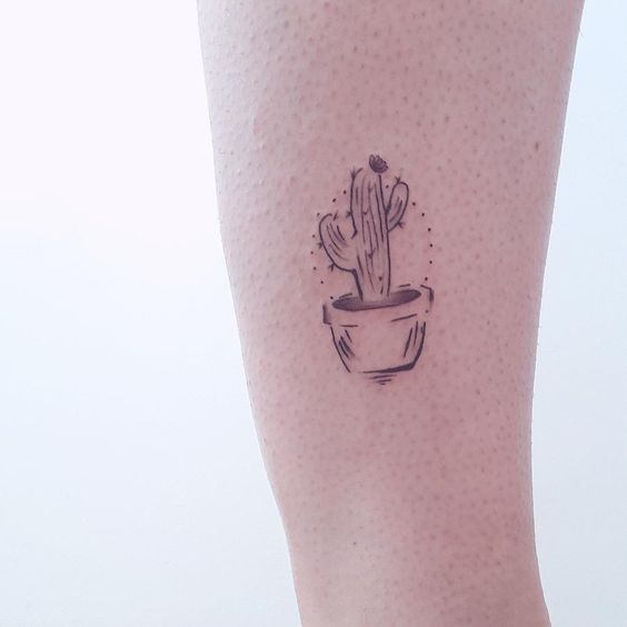 Tattoos of cactus 14