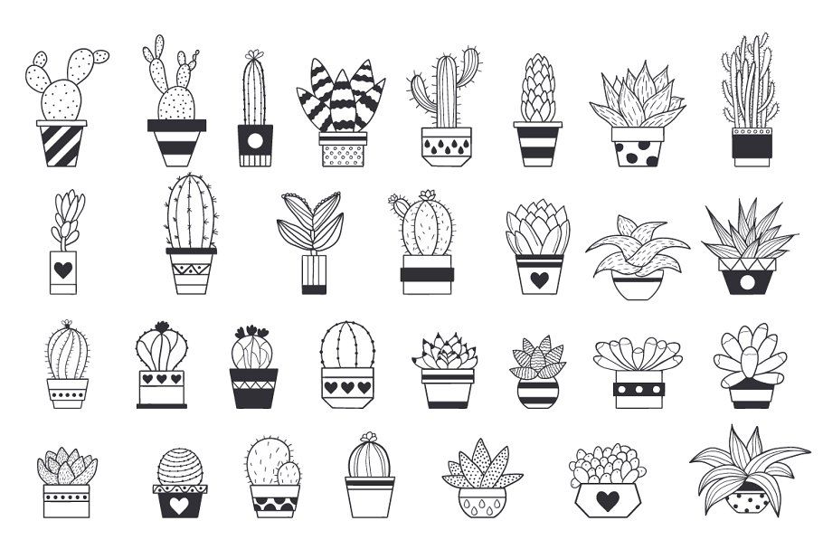 Tattoos of cactus 12