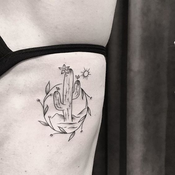 Tattoos of cactus 10