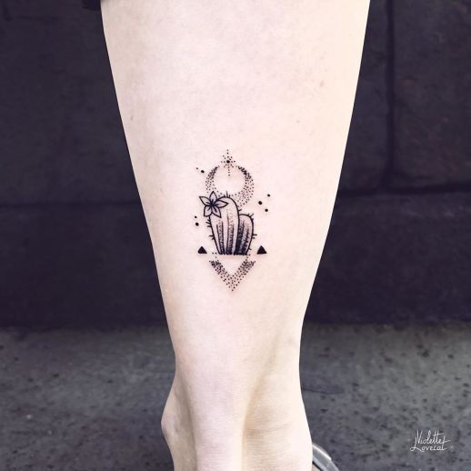 Tattoos of cactus 9
