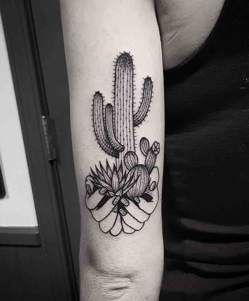 Tattoos of cactus 8