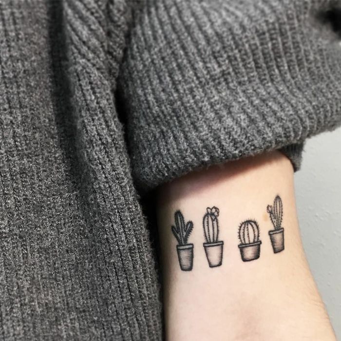 Tattoos of cactus 4