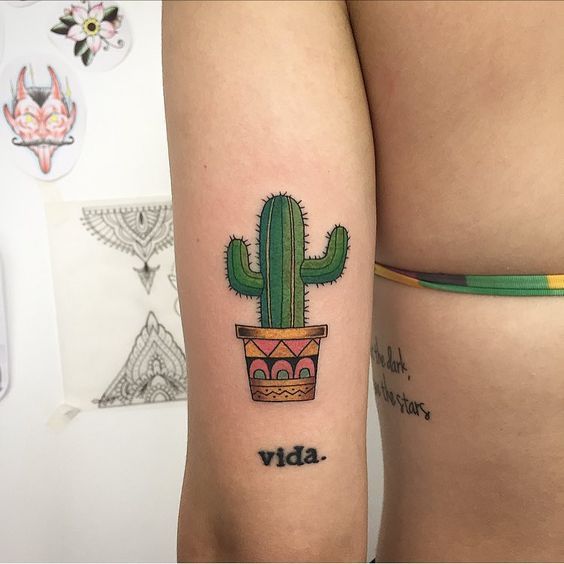 Tattoos of cactus 2