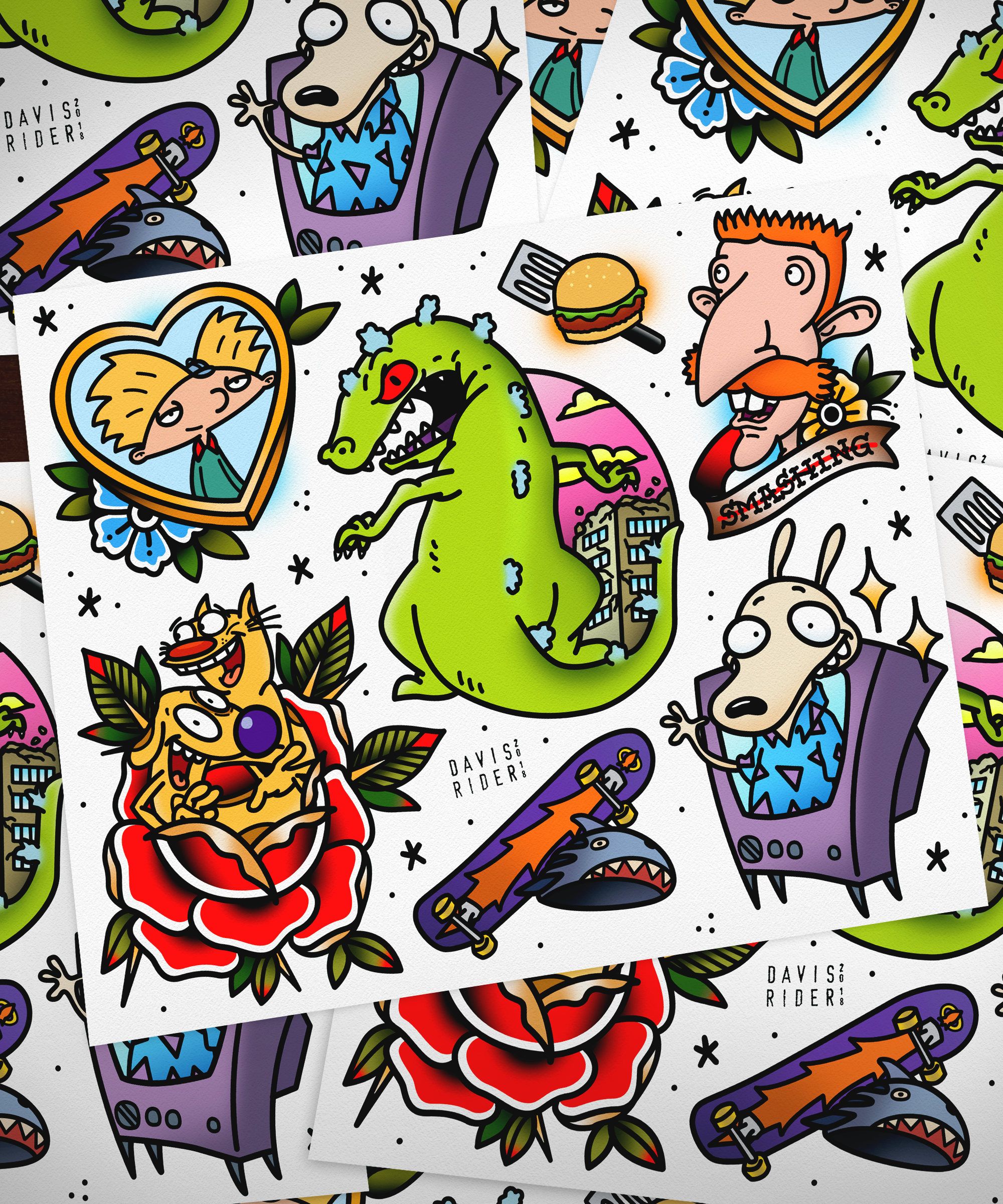 Tatouages de dibujos animados 15