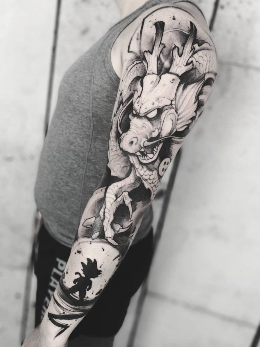 Tatuajes de dragon ball