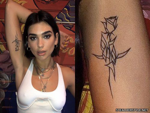 Tattoos of dua lipa 81
