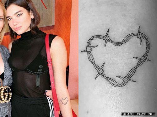 Tattoos of dua lipa 69