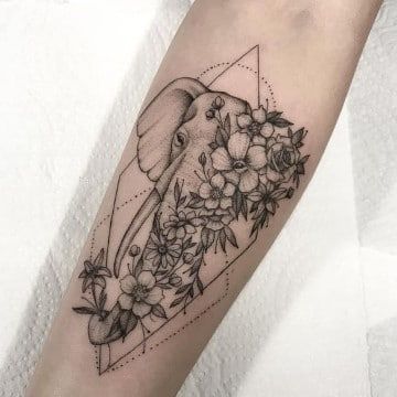 Tatuajes de elefantes 15