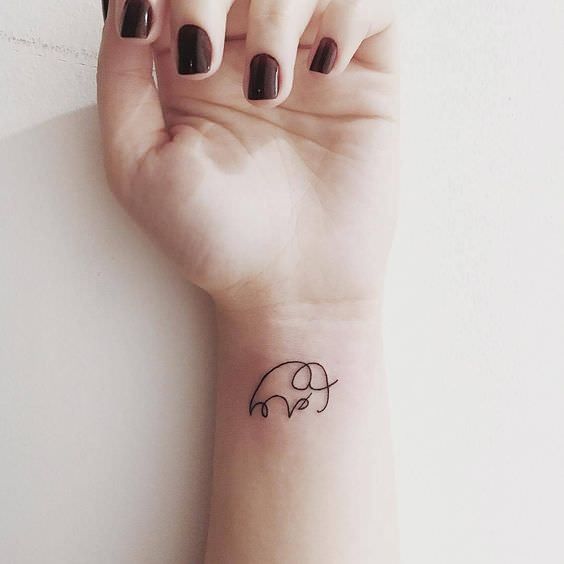 Tatuajes de elefantes 12