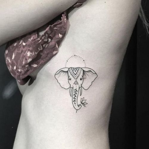 Tatuajes de elefantes 11
