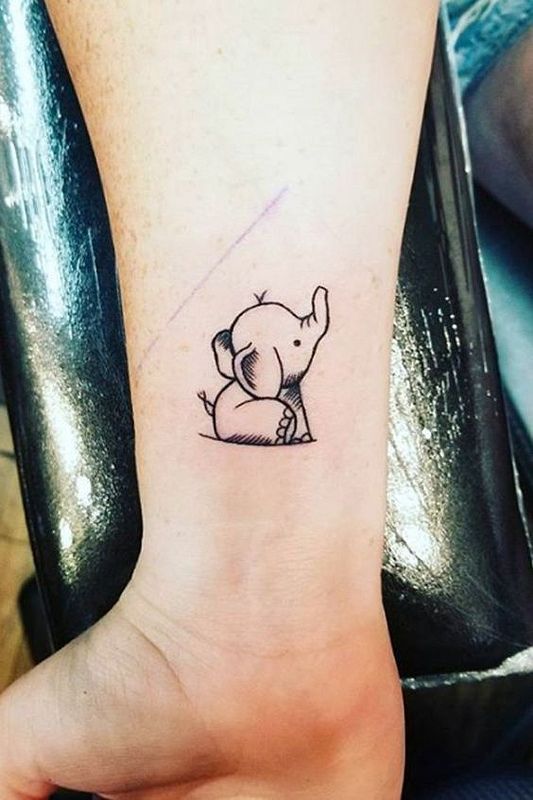 Tatuajes de elefantes 10