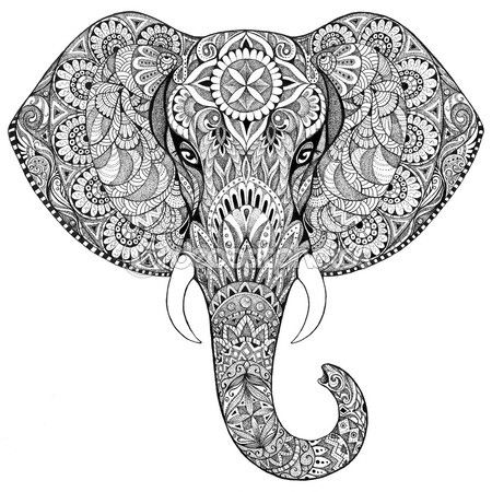Tatouages de elefantes mandala 5