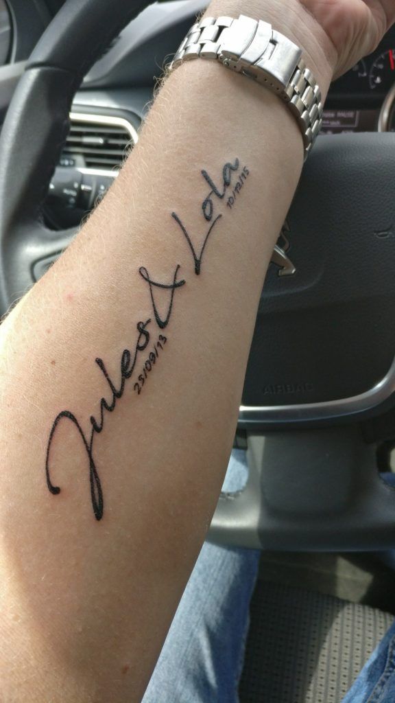 Tattoos von flechas con nombre 8