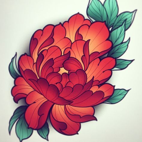Tattoos of flores japonesas 9