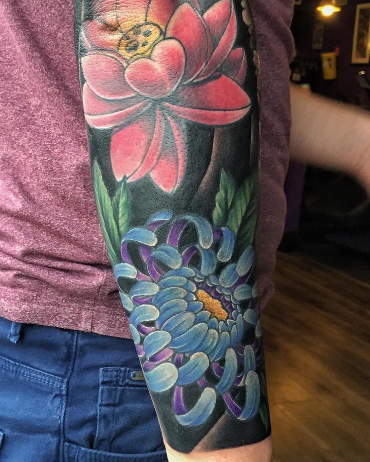 Tatuajes de flores japonesas