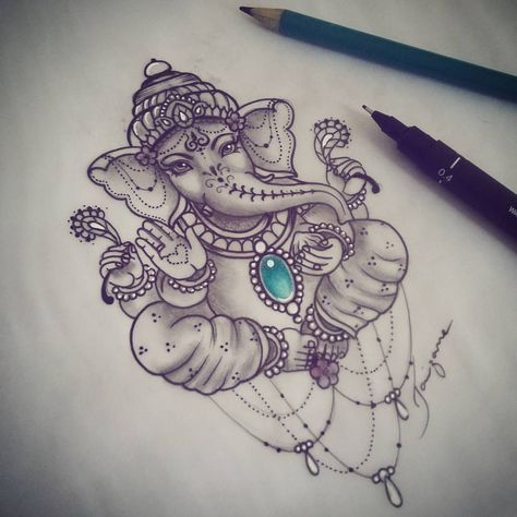 Tattoos of ganesha 61