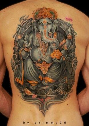 Tattoos of ganesha 38