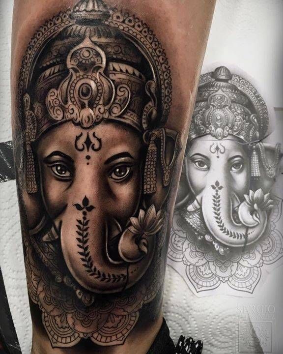 Tattoos of ganesha 13