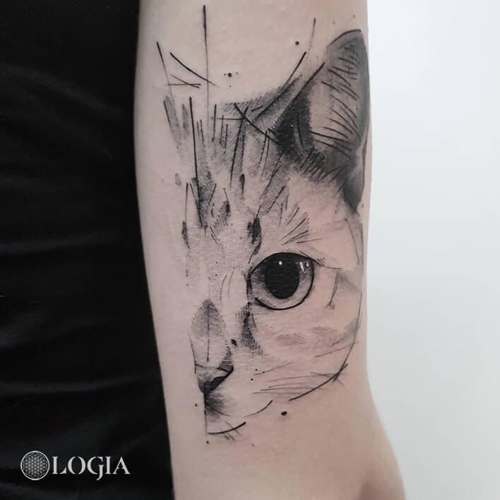 Tatuajes de gatos 14