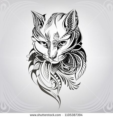 Tatuagens de gatos siluetas 3