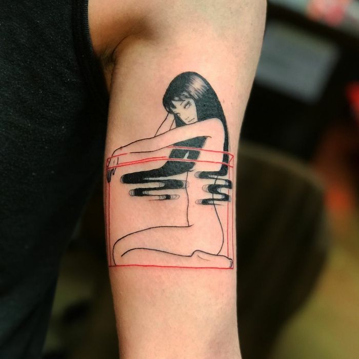 Tattoos von geishas