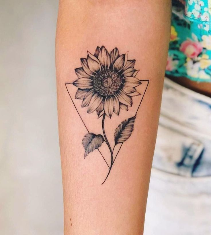 Tatuagens de girasoles 14