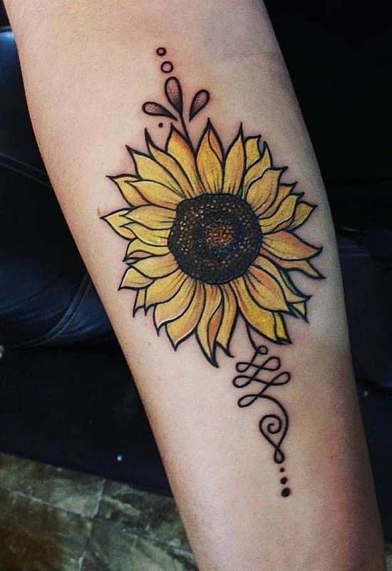 Tatuagens de girasoles 10