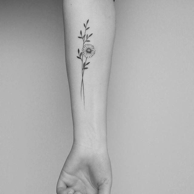 Tatuagens de girasoles 4