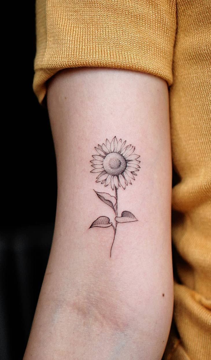 Tatuagens de girasoles 3