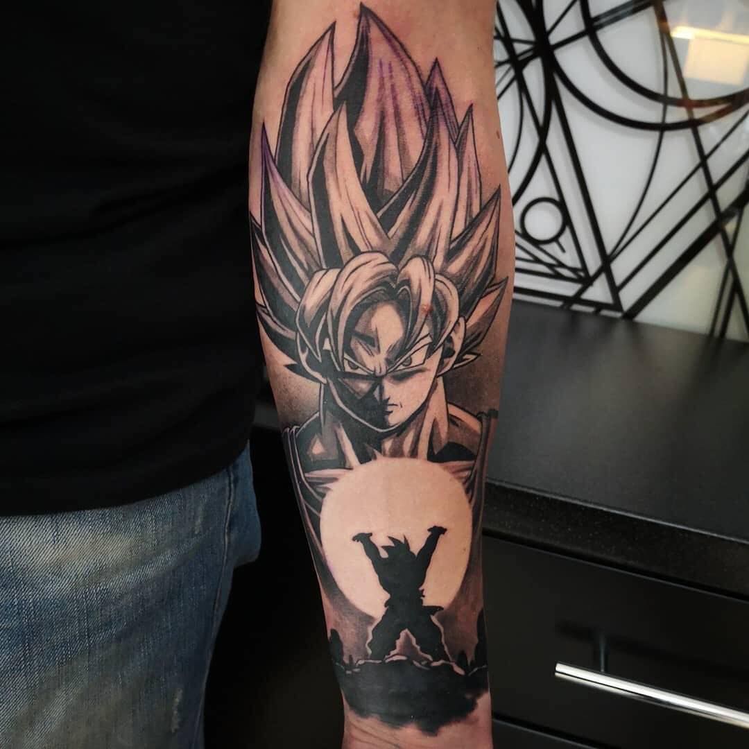 Tatouages de goku 12