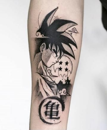 Tatouages de goku 10
