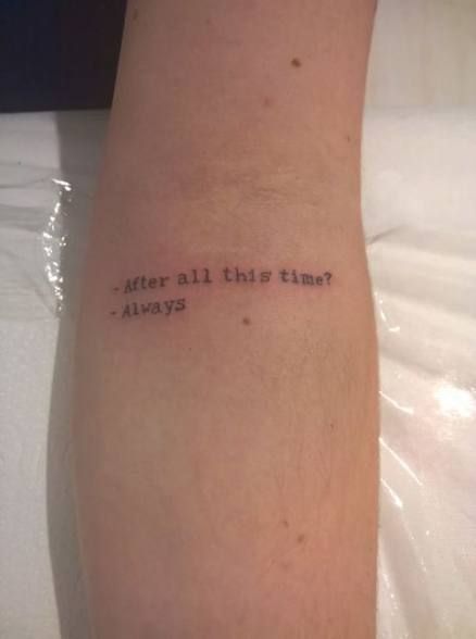 Tatuagens de harry potter 7
