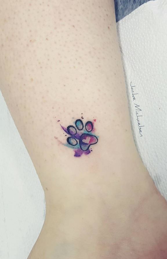 Tatuagens de huellas de gato 50