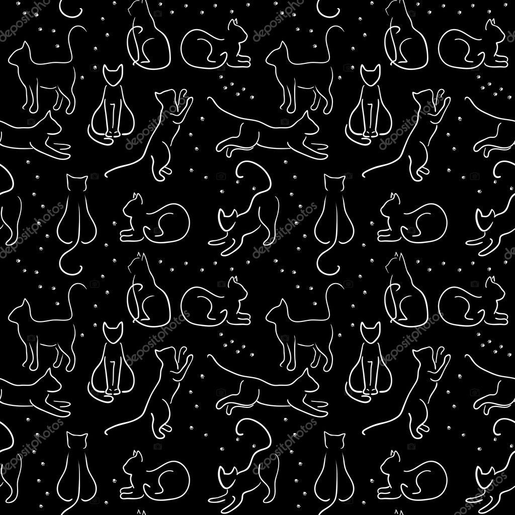 Tatuagens de huellas de gato 22