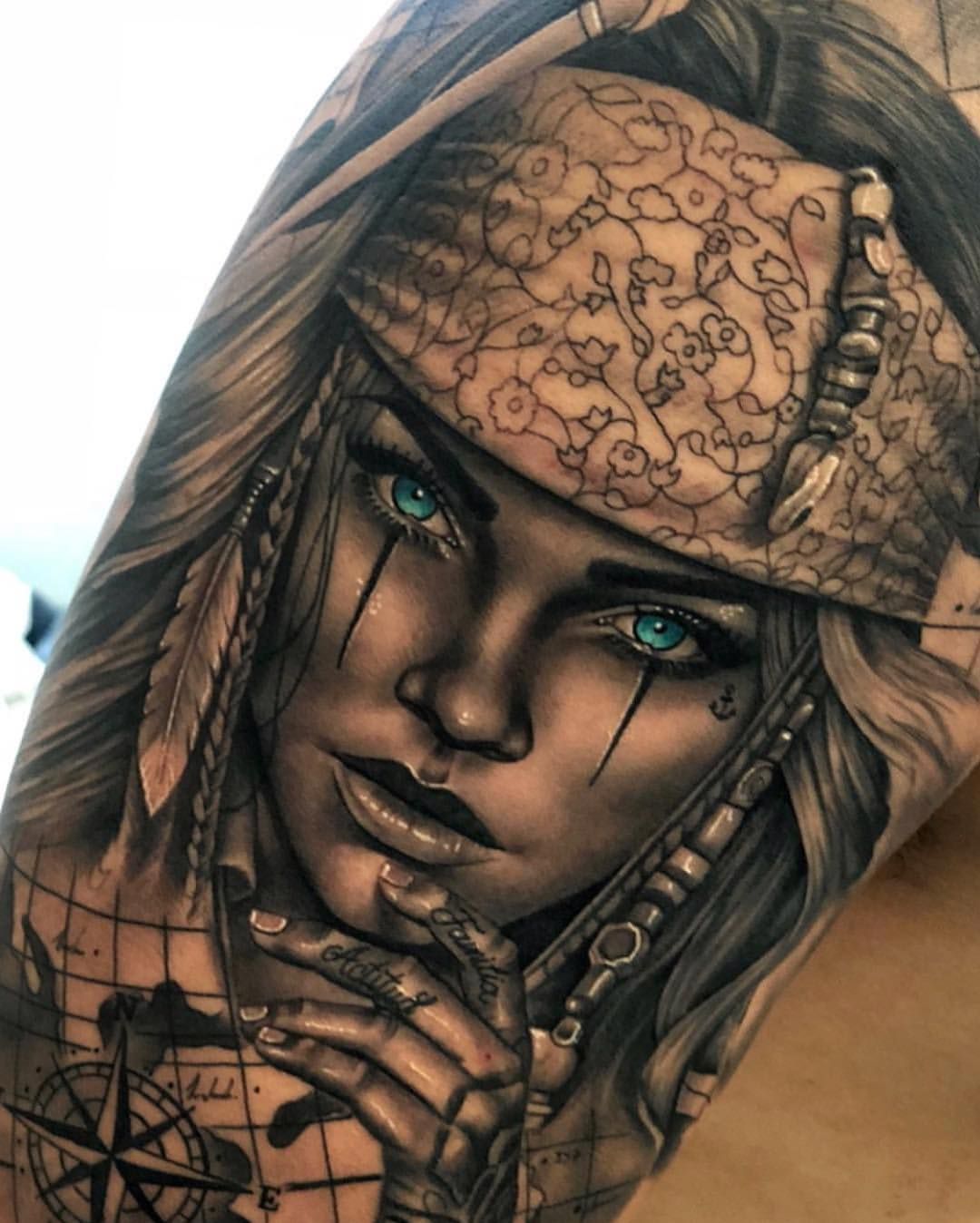 Tattoos of indios 14