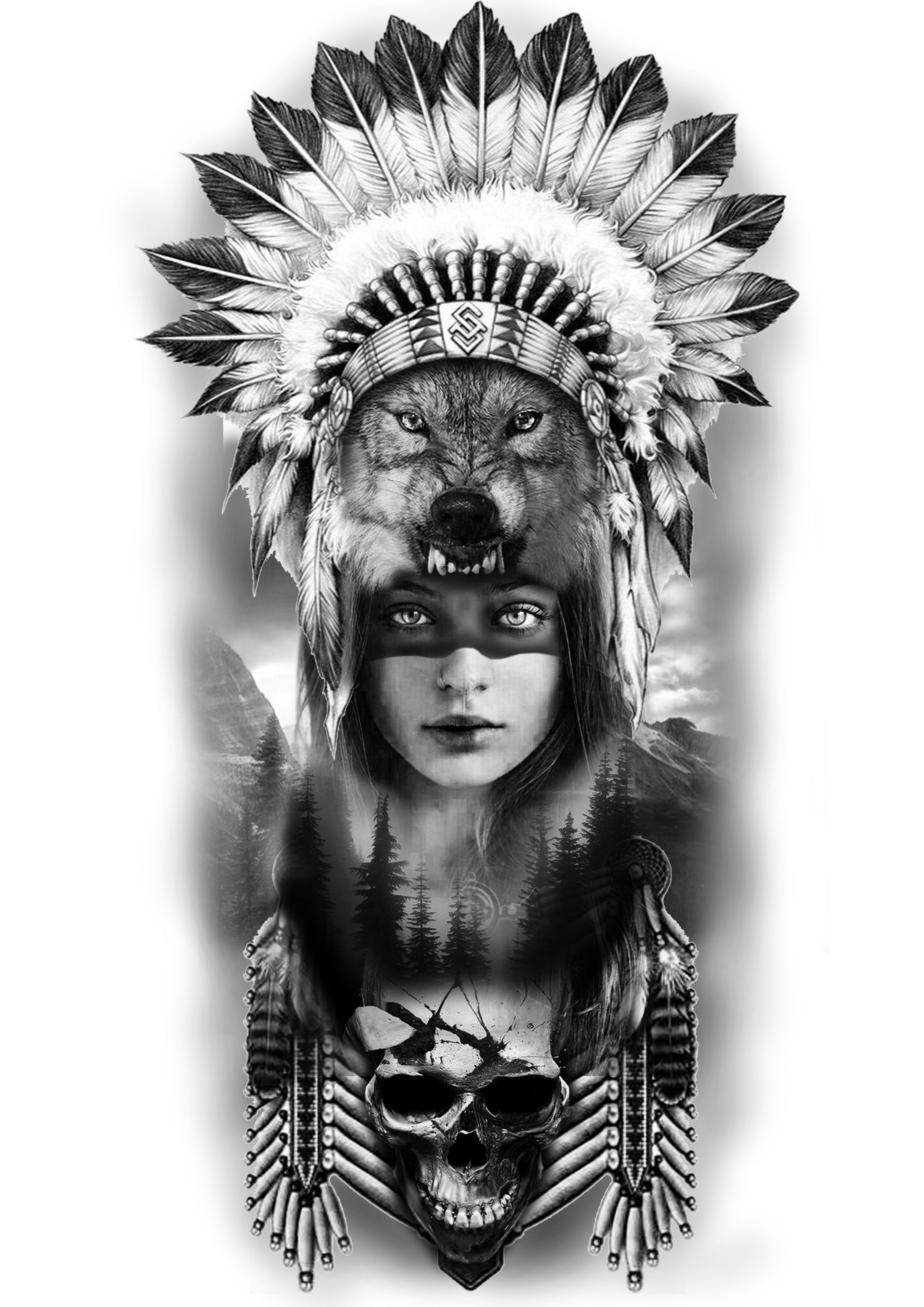 Tattoos of indios 4