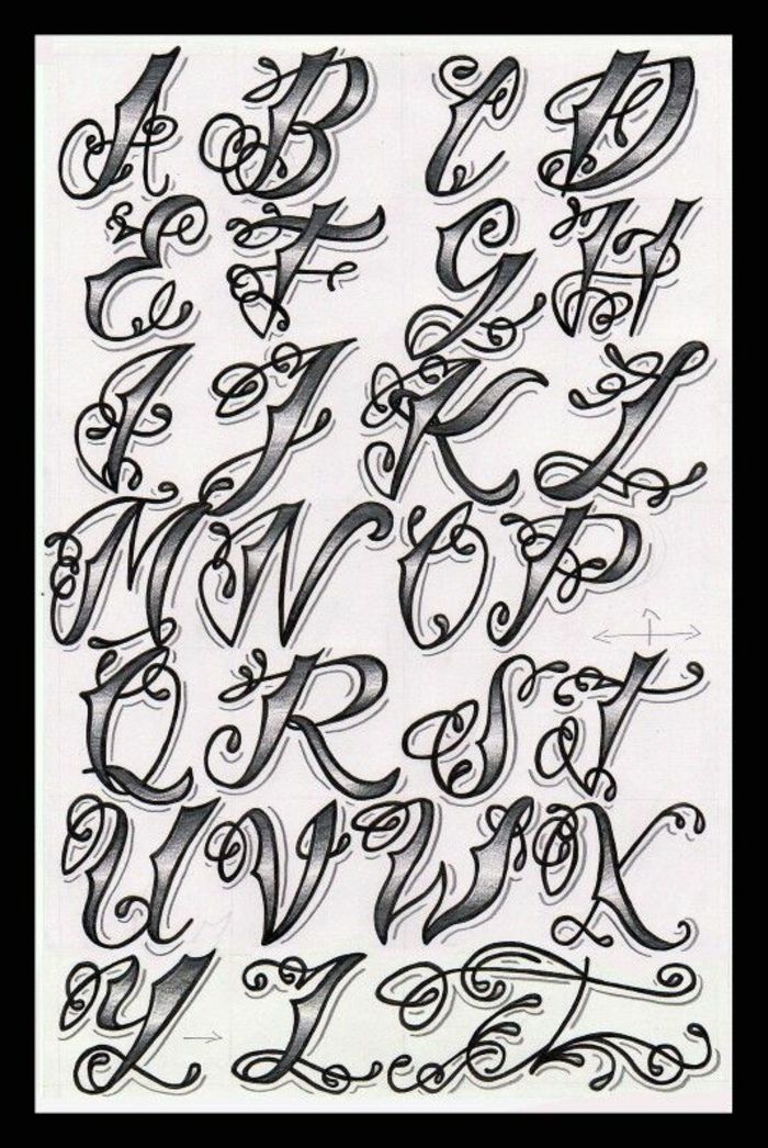 Tattoos von iniciales de nombres 22