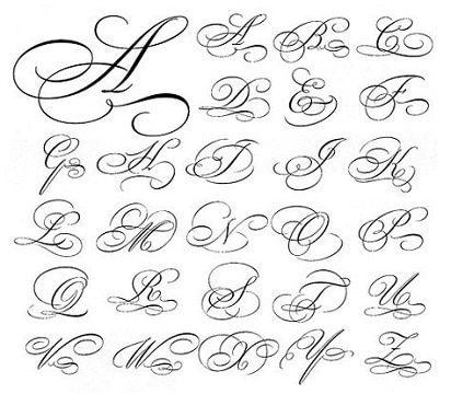 Tattoos von iniciales de nombres 11