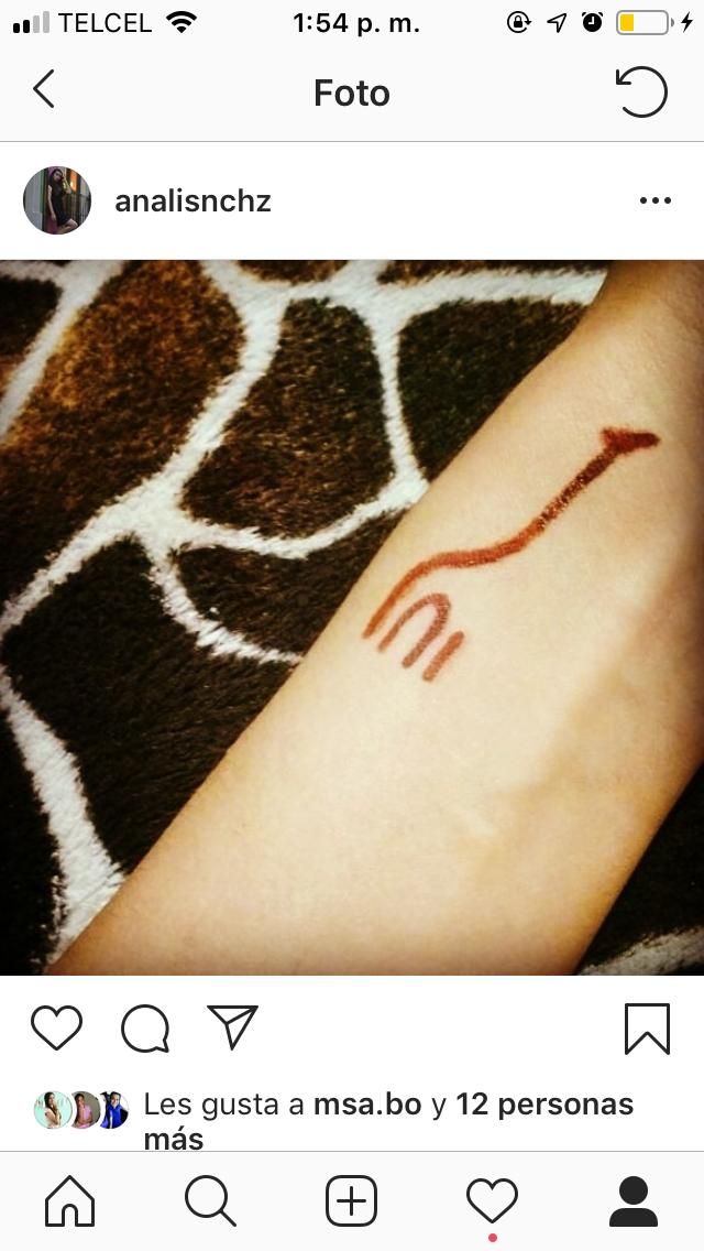 Tatuajes de jirafas 3
