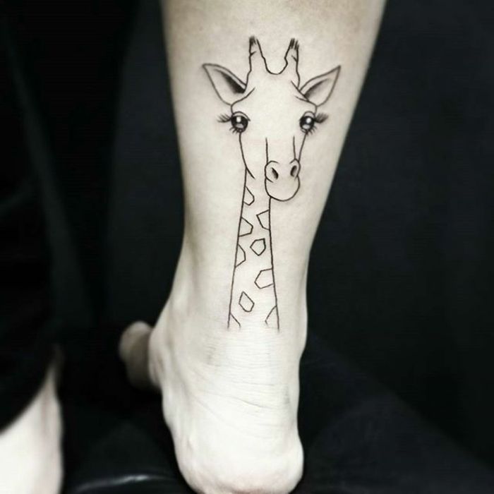 Tatuajes de jirafas 12