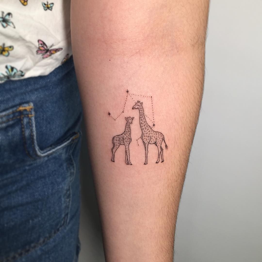 Tatuajes de jirafas 8